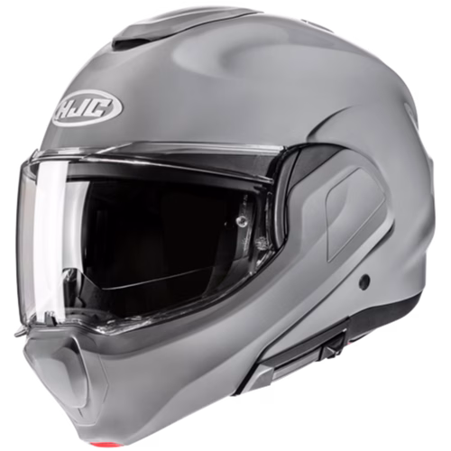 HJC preklopna motoristična čelada F100 SOLID Siva Mat XS
