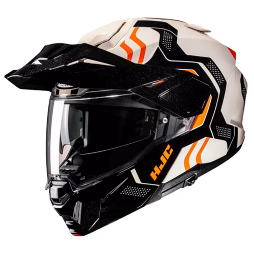 HJC preklopna motoristična čelada i80 VELLY MC7 Bela/Črna/Oranžna 2XL
