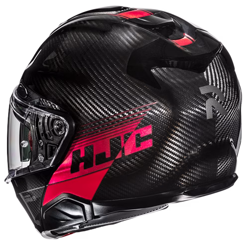 HJC preklopna motoristična čelada RPHA 91 CARBON ELIG MC1 Carbon/Rdeča 2XL