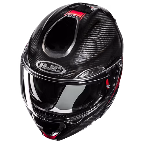 HJC preklopna motoristična čelada RPHA 91 CARBON ELIG MC1 Carbon/Rdeča S