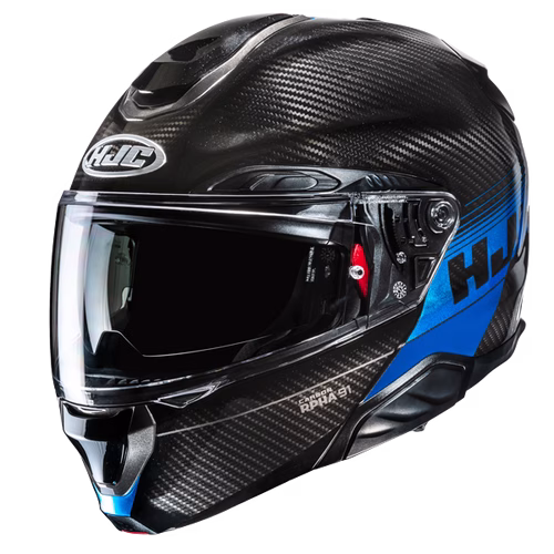 HJC preklopna motoristična čelada RPHA 91 CARBON ELIG MC2 Carbon/Modra XL