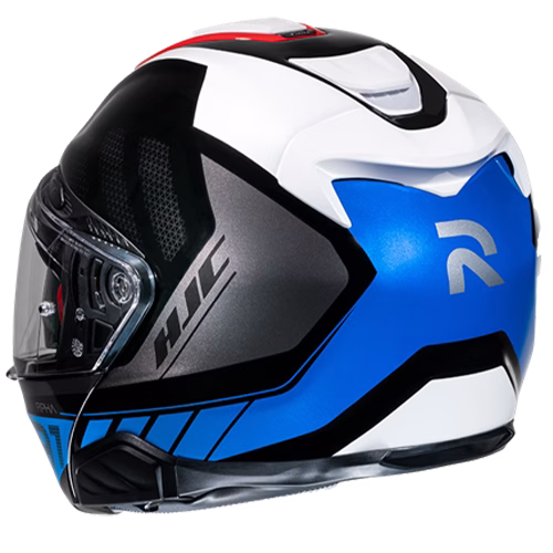 HJC preklopna motoristična čelada RPHA 91 RAFINO MC21 Črna/Bela/Modra/Rdeča XS