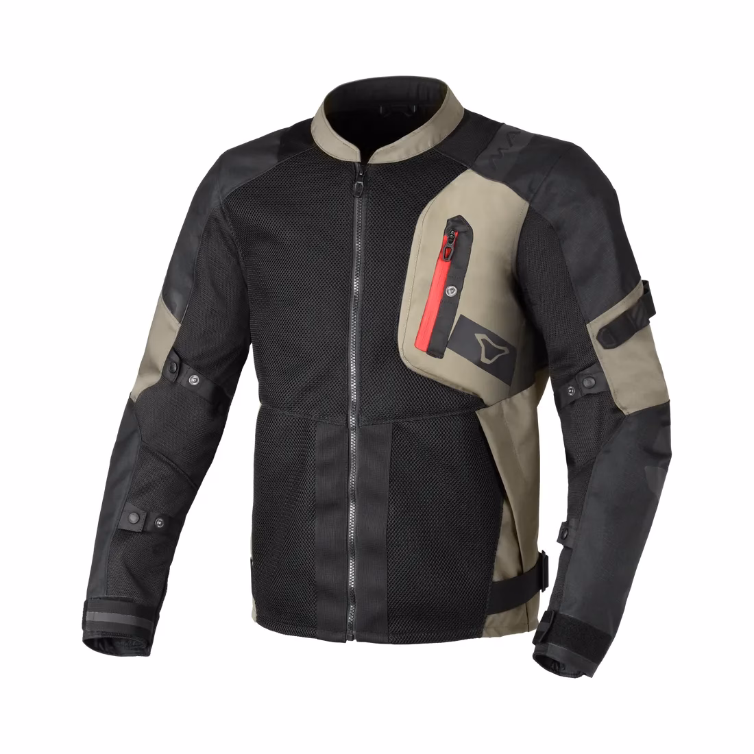 Macna m. motoristična jakna RADDIC Air Črna/Beige/Rdeča L