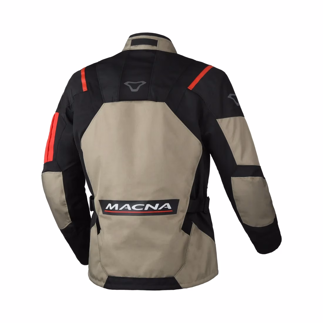 Macna m. motoristična jakna RANCHER 2.0 Raintex Črna/Beige/Rdeča S
