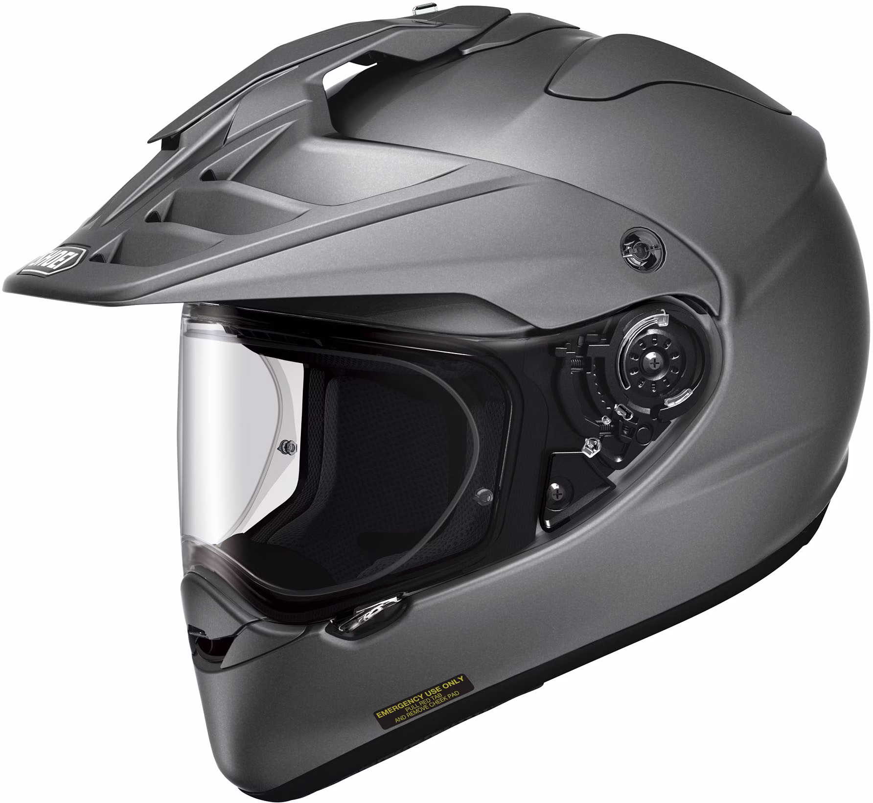 SHOEI crossover motoristična čelada Hornet ADV 06 MATT Deep Grey Temno Siva Mat S