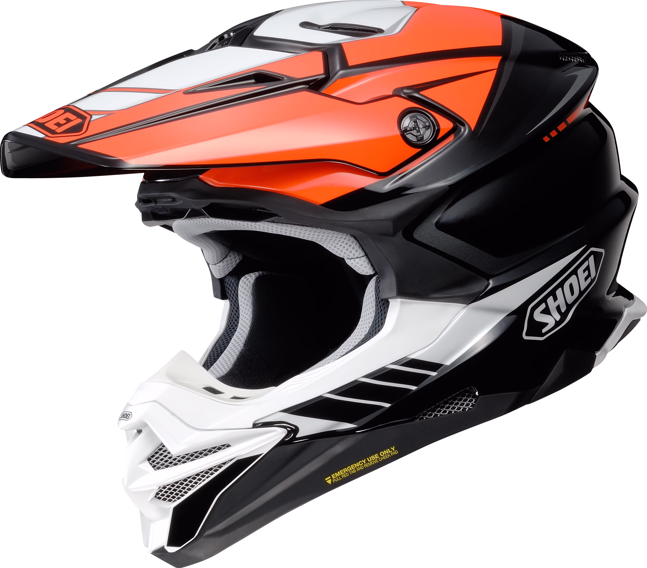 SHOEI crossover motoristična čelada VFX-WR 06 Jammer TC-8 Črna/Oranžna/Bela XL