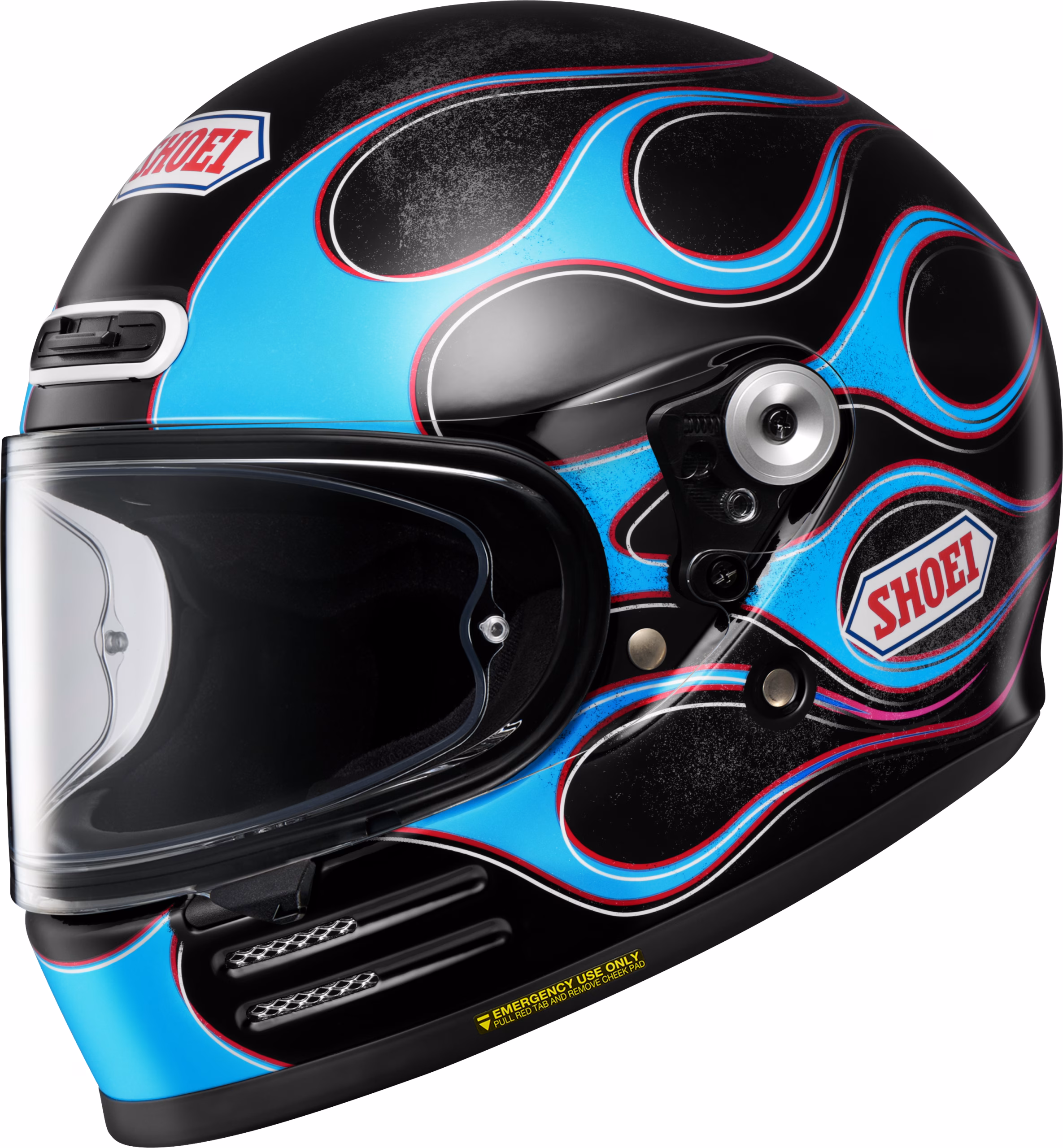 SHOEI integralna motoristična čelada GLAMSTER 06 Blast TC-2 Črna/Modra XL