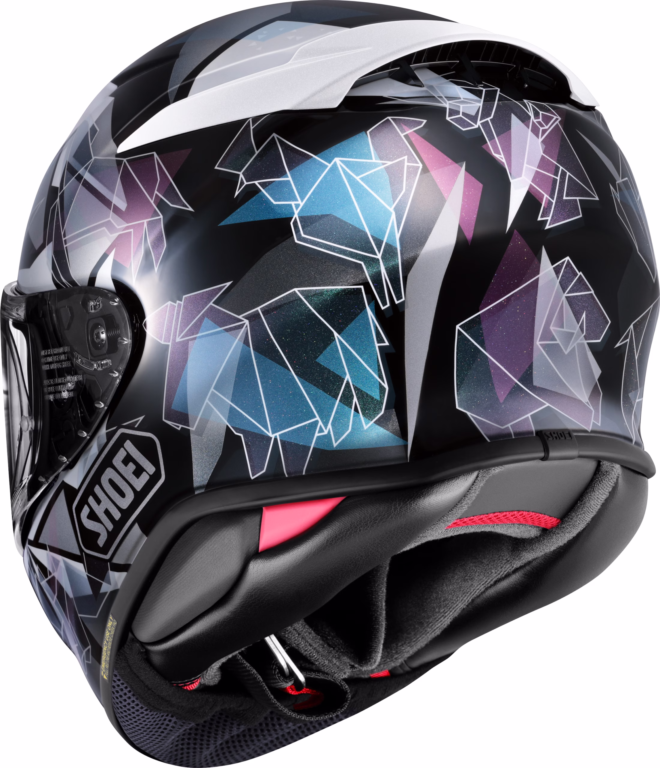 SHOEI integralna motoristična čelada NXR2 Origami2 TC-5 Srebrna/Modra/Viola 2XL