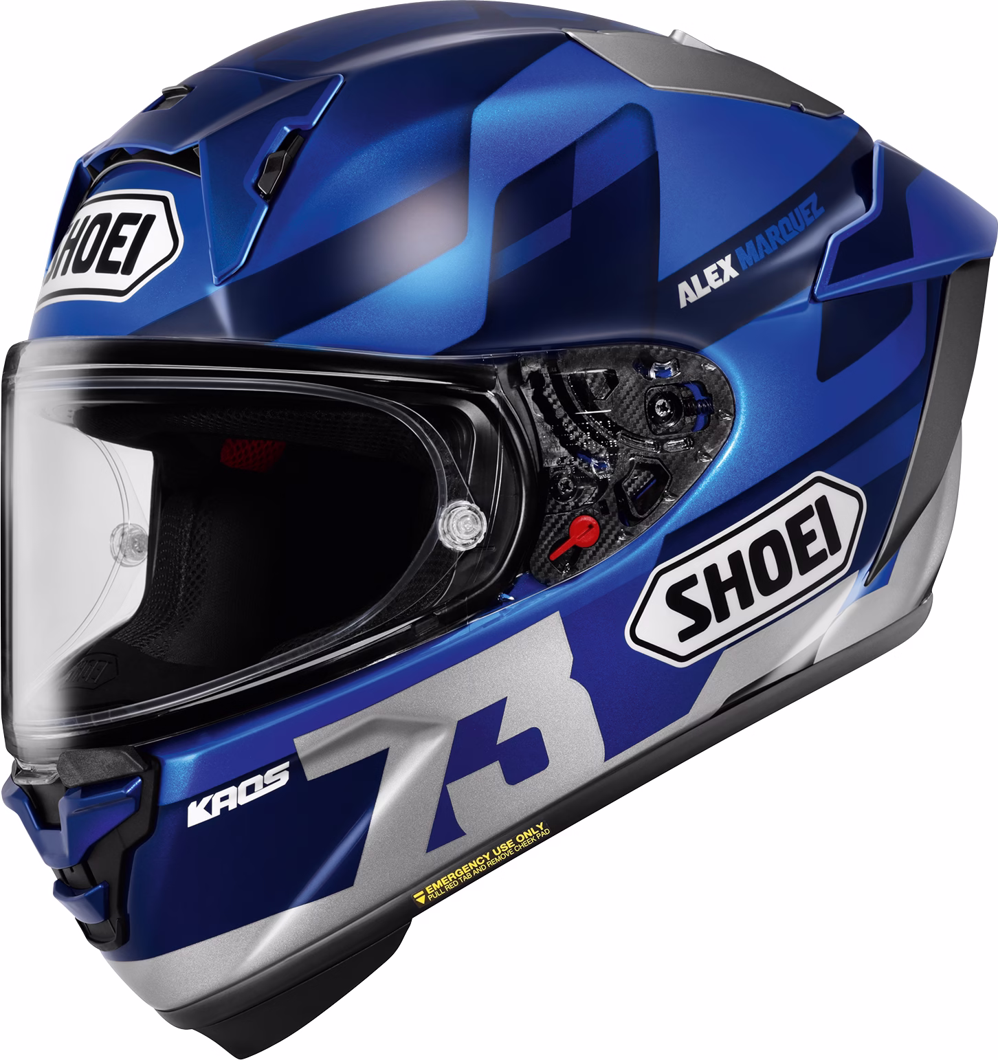 SHOEI integralna motoristična čelada X-SPR PRO A.Marquez 73 V3 TC-2 Modra/Srebrna L