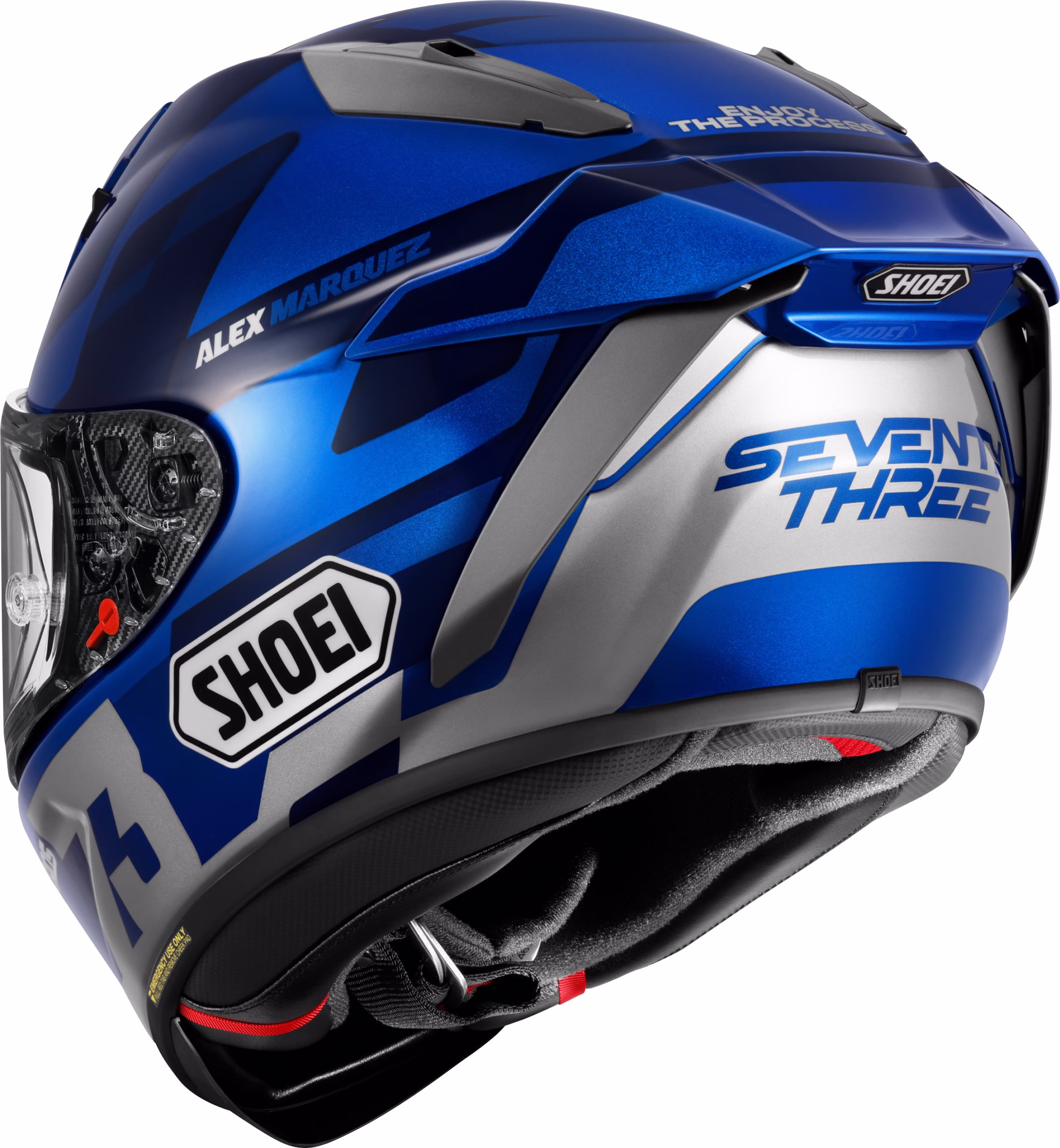 SHOEI integralna motoristična čelada X-SPR PRO A.Marquez 73 V3 TC-2 Modra/Srebrna S