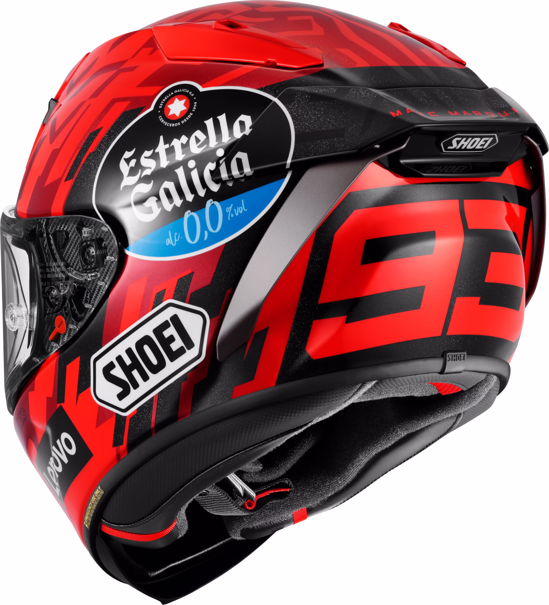 SHOEI integralna motoristična čelada X-SPR PRO M.Marquez 9 TC-1 Rdeča/Bela/Črna S