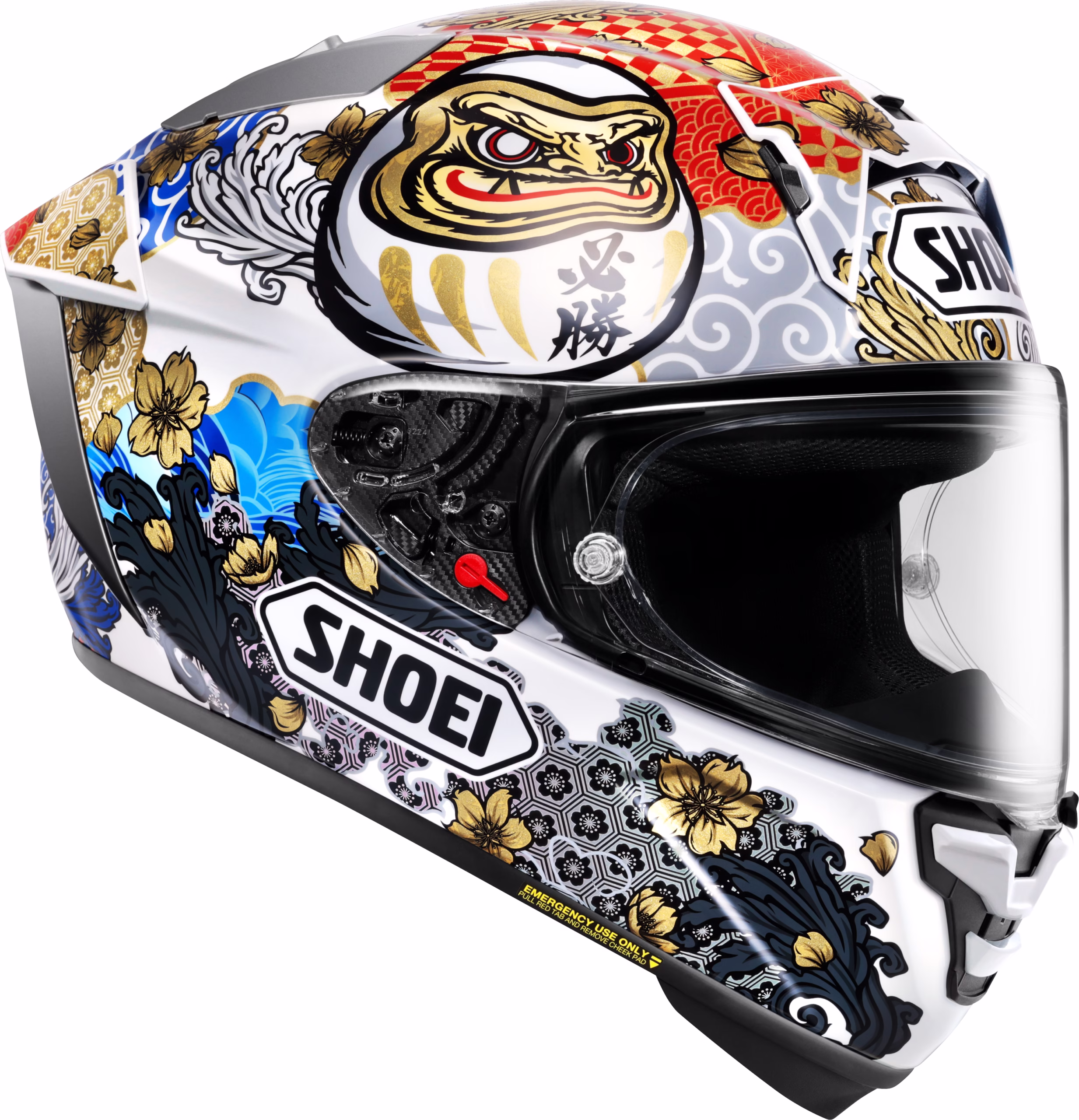 SHOEI integralna motoristična čelada X-SPR PRO Marquez Motegi 5 TC-6 Bela/Modra/Rdeča/Zlata L