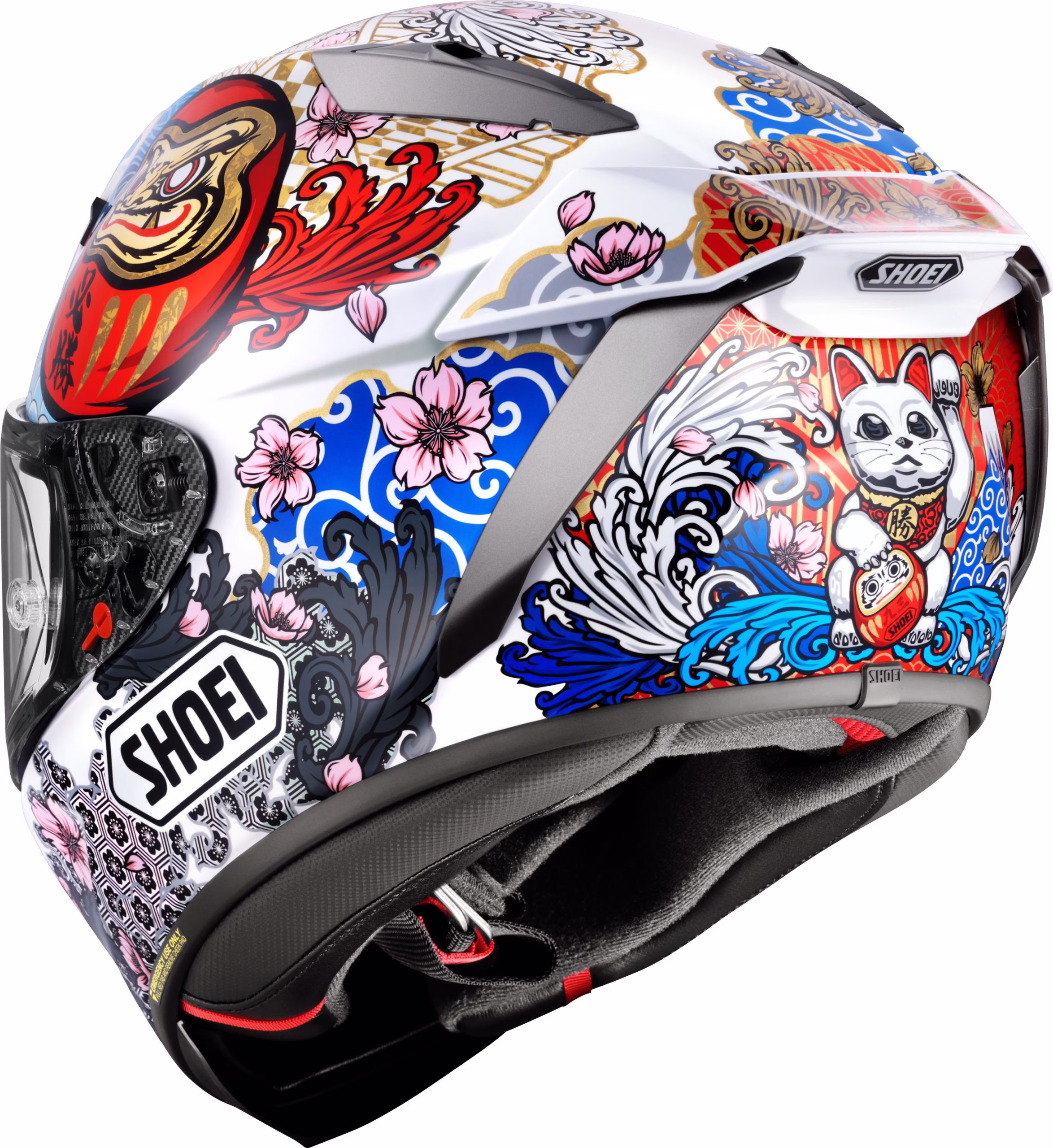 SHOEI integralna motoristična čelada X-SPR PRO Marquez Motegi 5 TC-6 Bela/Modra/Rdeča/Zlata XL