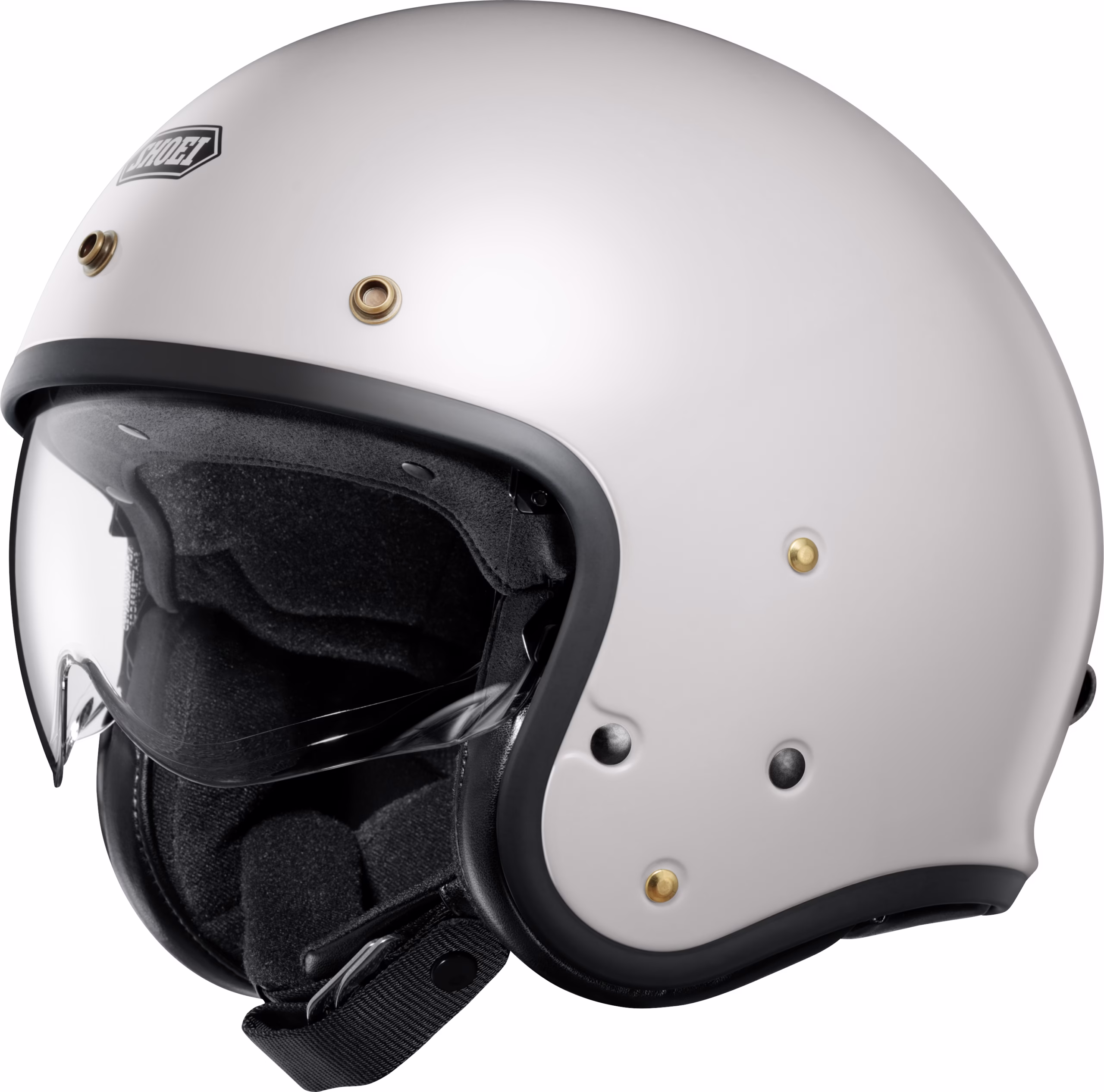 SHOEI jet motoristična čelada J-O2 White Bela S