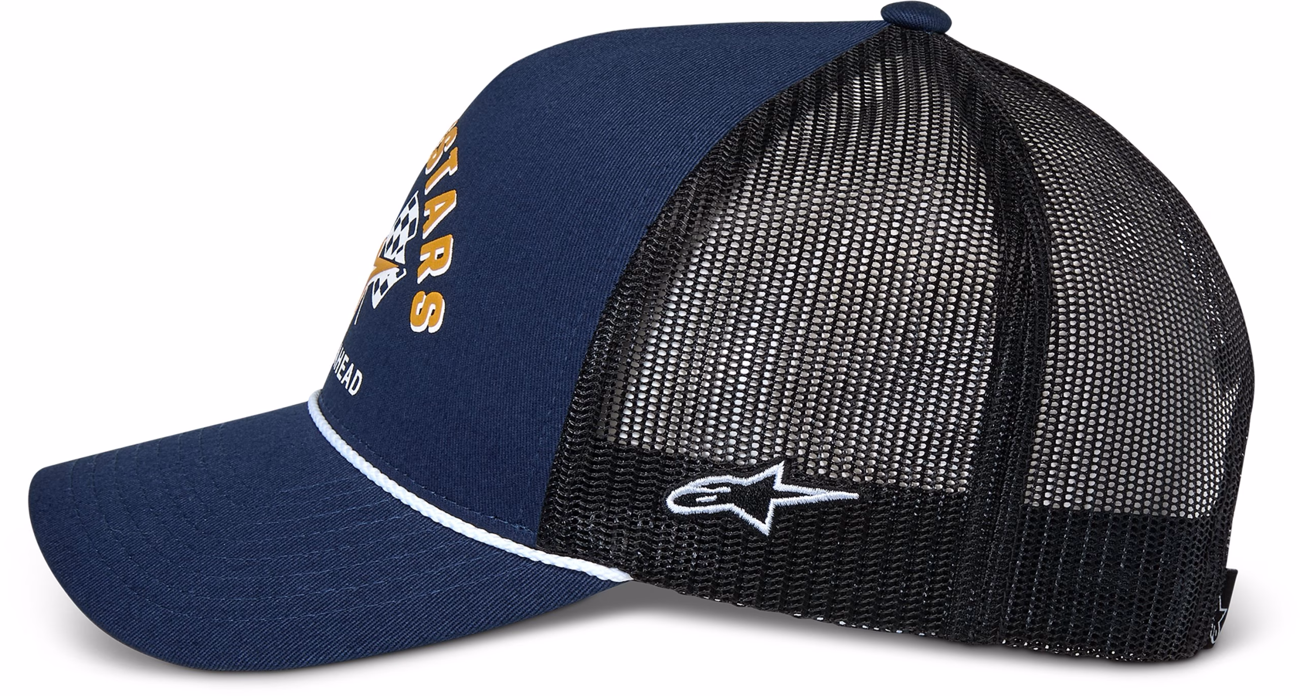 Alpinestars kapa FINISHER TRUCKER Modra/Črna/Oranžna