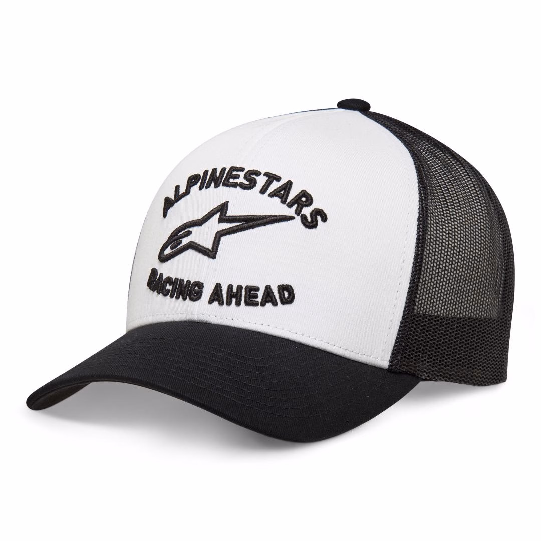 Alpinestars kapa TRIPLE TRUCKER Bela/Črna/Bela