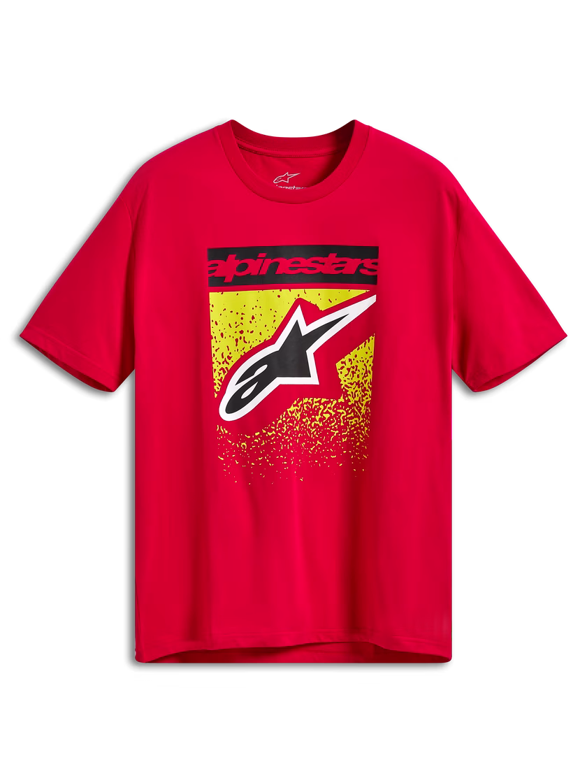 Alpinestars m. majica T-Shirt NOKA Rdeča/Rumena S