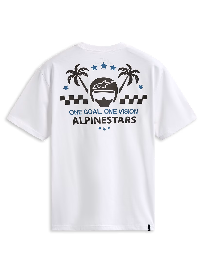 Alpinestars m. majica T-Shirt ORDER Bela/Rjava XL