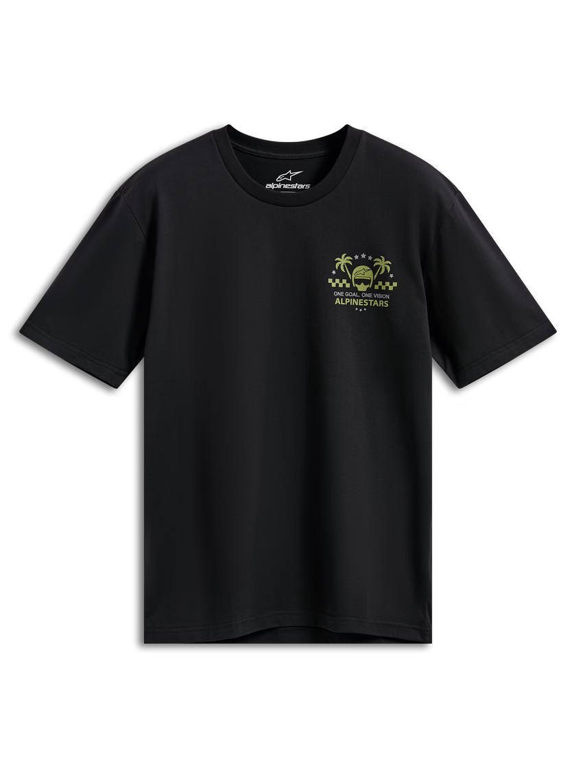Alpinestars m. majica T-Shirt ORDER Črna/Zelena XL