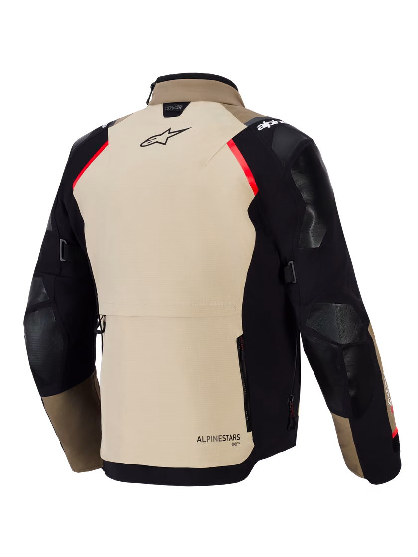 Alpinestars m. motoristična jakna ANDES PRO XF Drystar Rjava/Črna/Rdeča XL