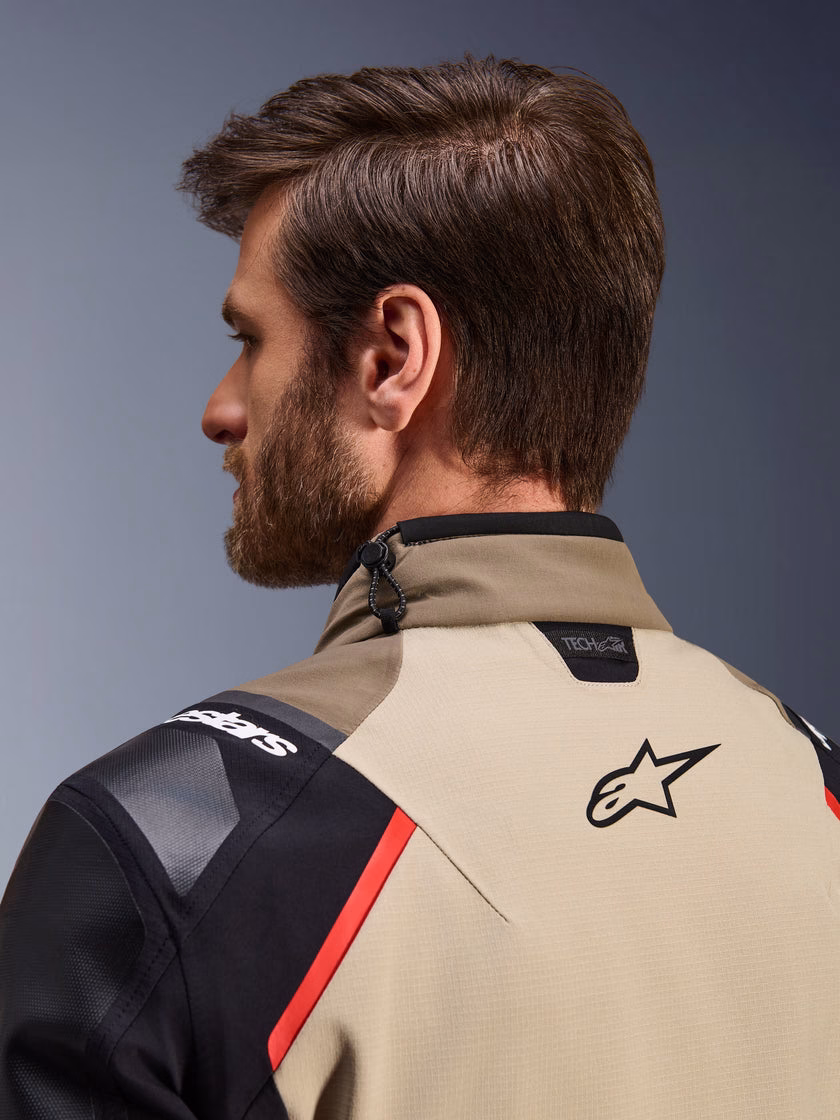 Alpinestars m. motoristična jakna ANDES PRO XF Drystar Rjava/Črna/Rdeča XL