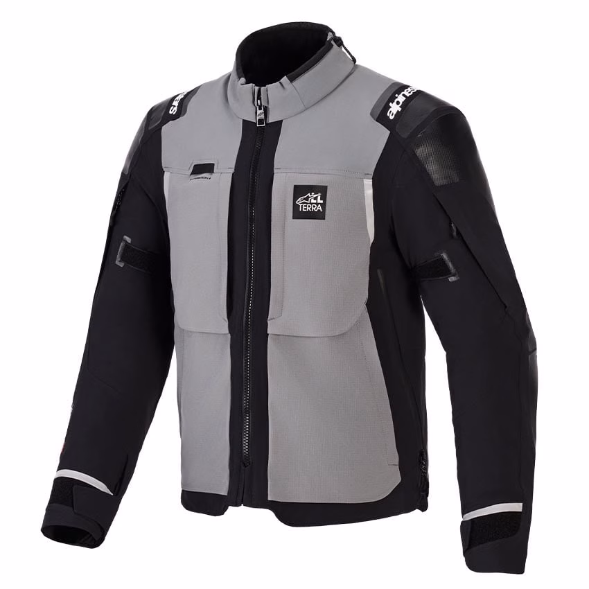 Alpinestars m. motoristična jakna ANDES PRO XF Drystar Siva/Črna 3XL