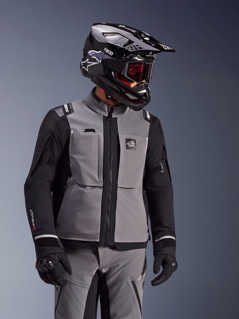 Alpinestars m. motoristična jakna ANDES PRO XF Drystar Siva/Črna 3XL