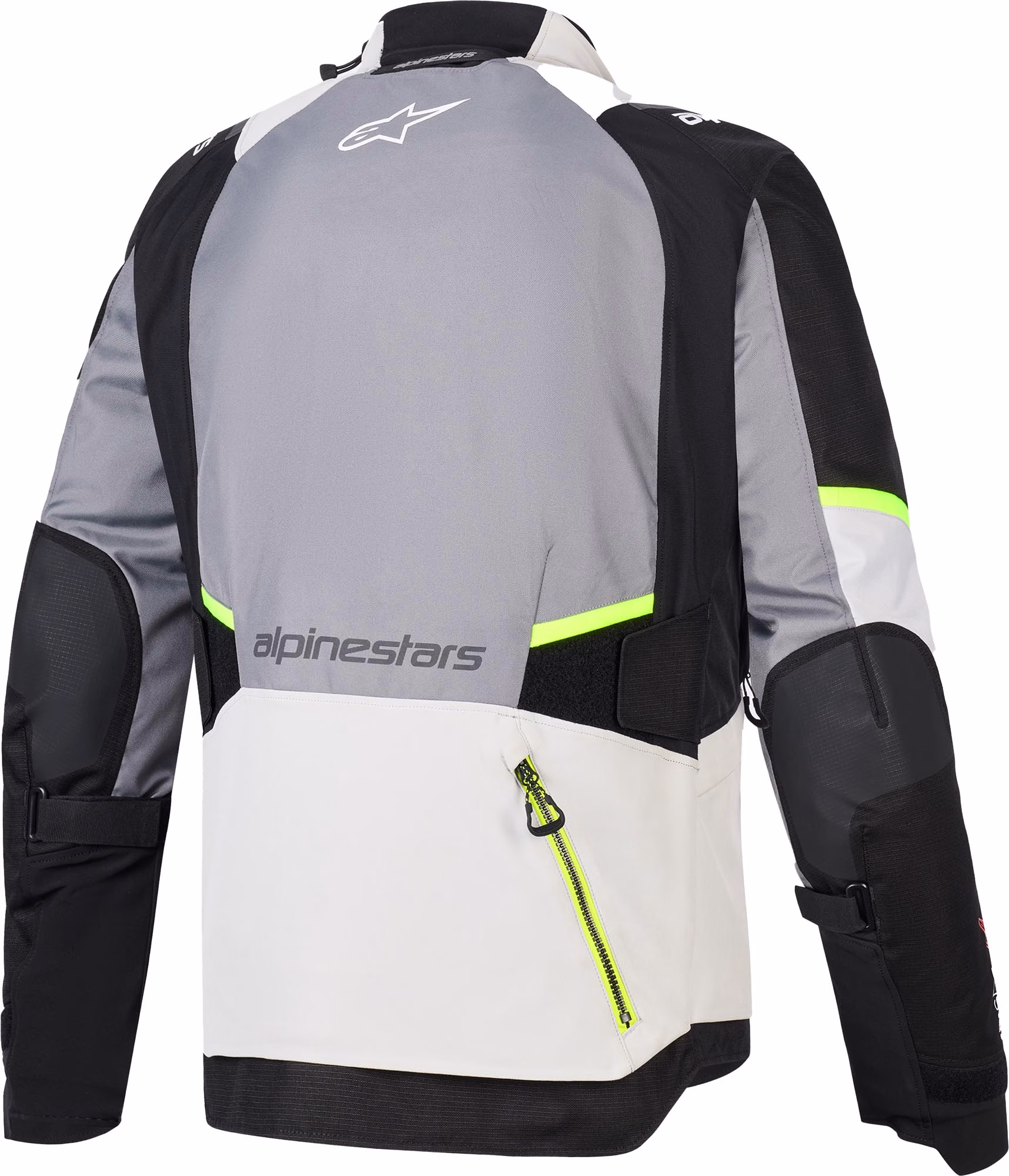 Alpinestars m. motoristična jakna ANDES V4 Drystar Črna/Siva/Rumena M