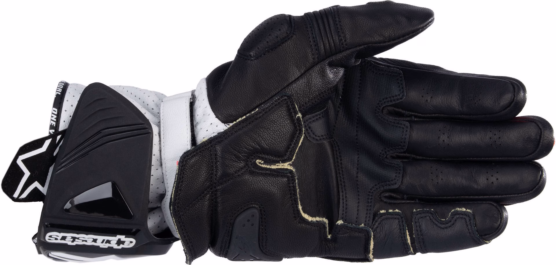 Alpinestars m. motoristične rokavice GP PRO R4 perforirane Črna/Bela S