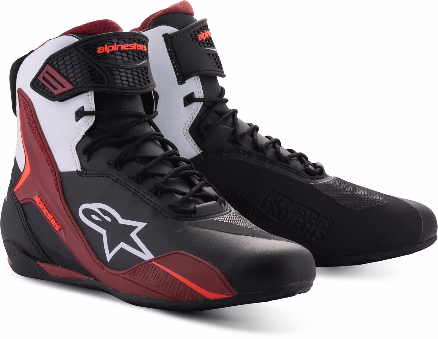 Alpinestars m. motoristični čevlji FASTER 4 Črna/Bela/Rdeča 46