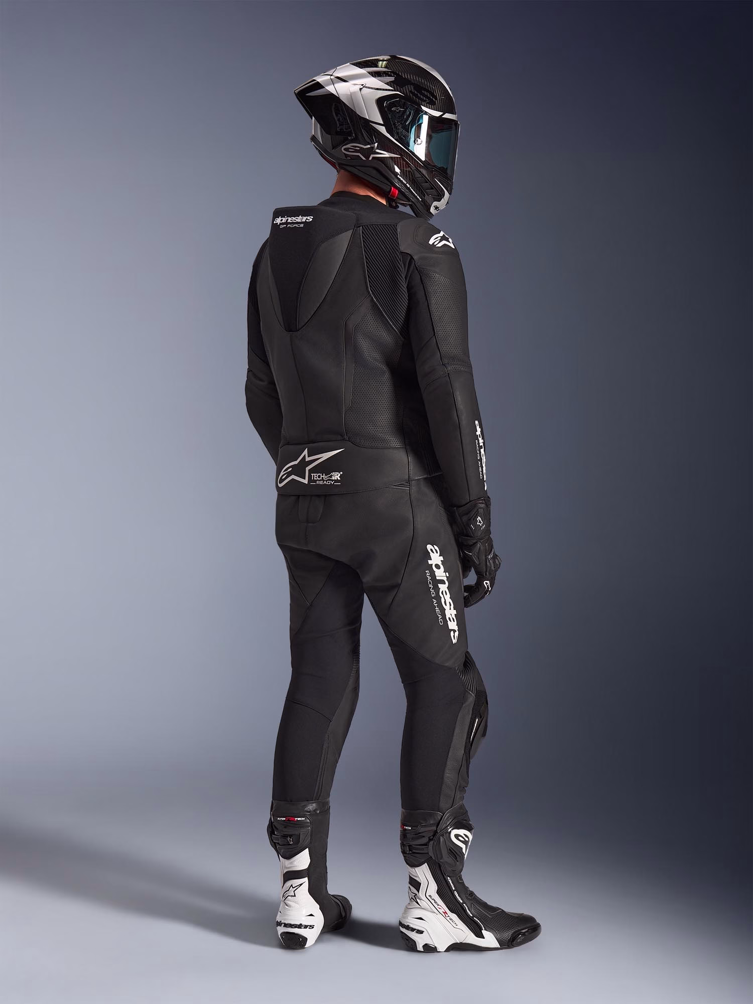 Alpinestars m. motoristični kombinezon GP FORCE 2D Tech-Air združljiv V2 perforiran Črna 48