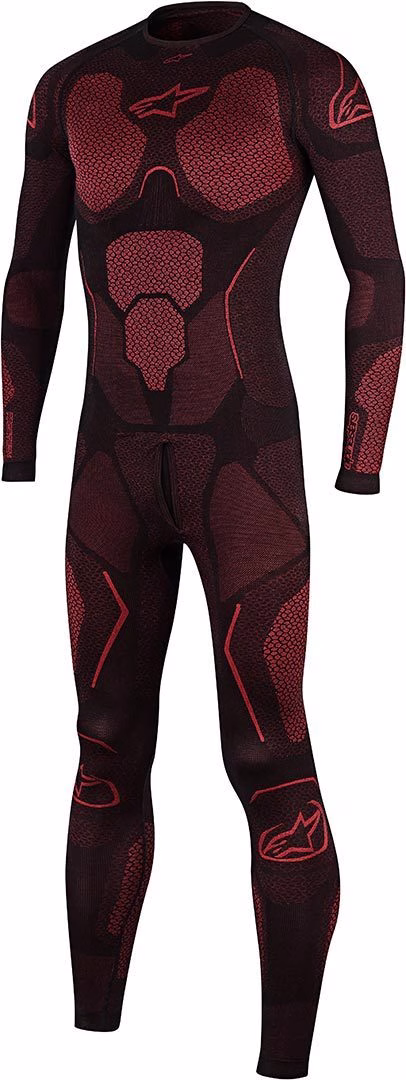 Alpinestars m. motoristično perilo 1D RIDE TECH Črna/Rdeča M/L
