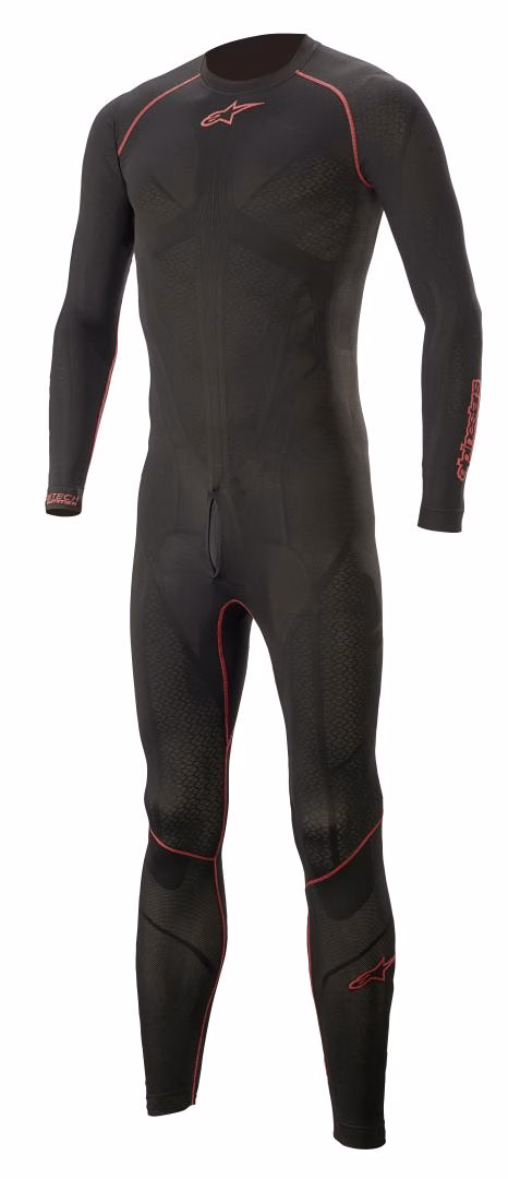 Alpinestars m. motoristično perilo 1D RIDE TECH - Lite Črna/Rdeča XL/XXL