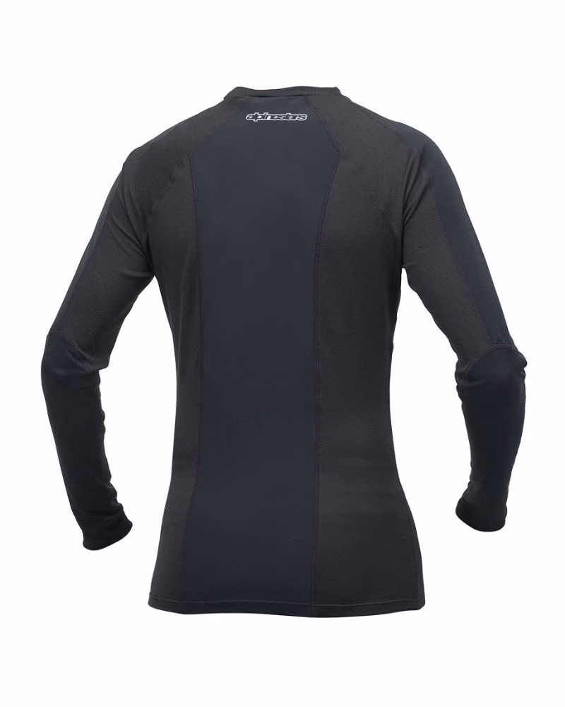 Alpinestars m. motoristično perilo majica THERMAL Tech Race - dolg rokav Črna XL