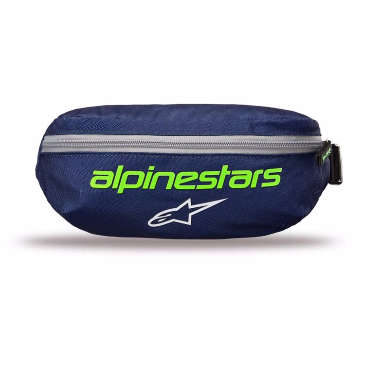 Alpinestars torbica za okoli pasu ONLY LINEAR Modra/Zelena