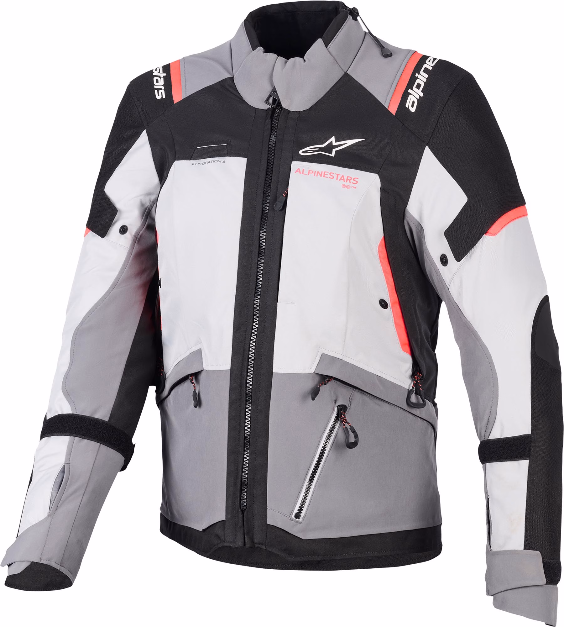 Alpinestars ž. motoristična jakna ANDES V4 Drystar Črna/Siva/Rdeča M