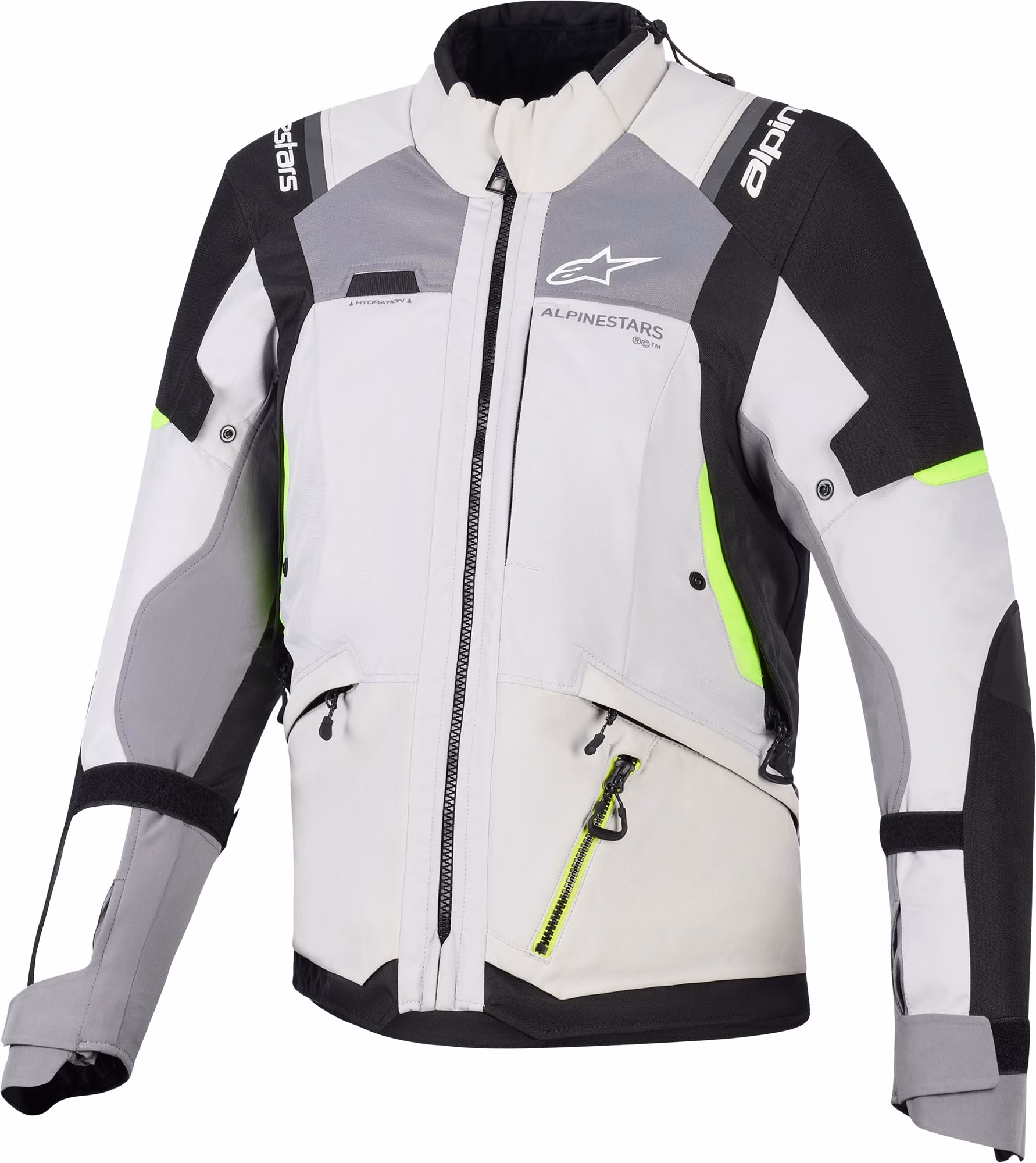 Alpinestars ž. motoristična jakna ANDES V4 Drystar Črna/Siva/Rumena M
