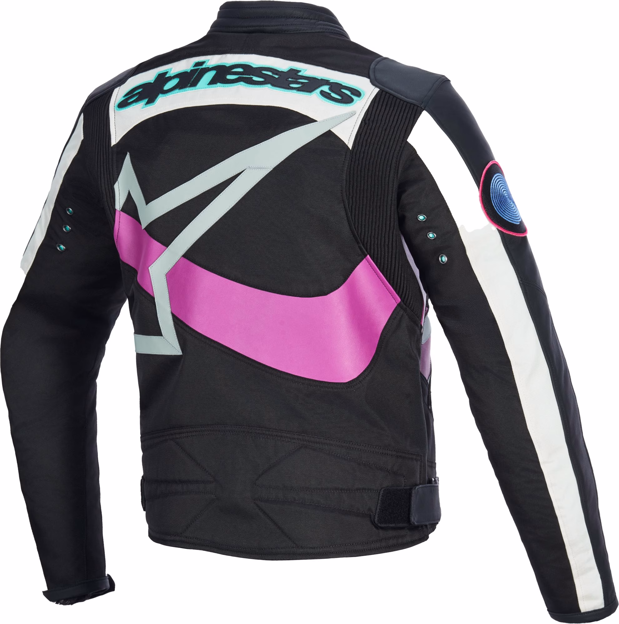 Alpinestars ž. motoristična jakna IDLES WP Črna/Bela/Roza L