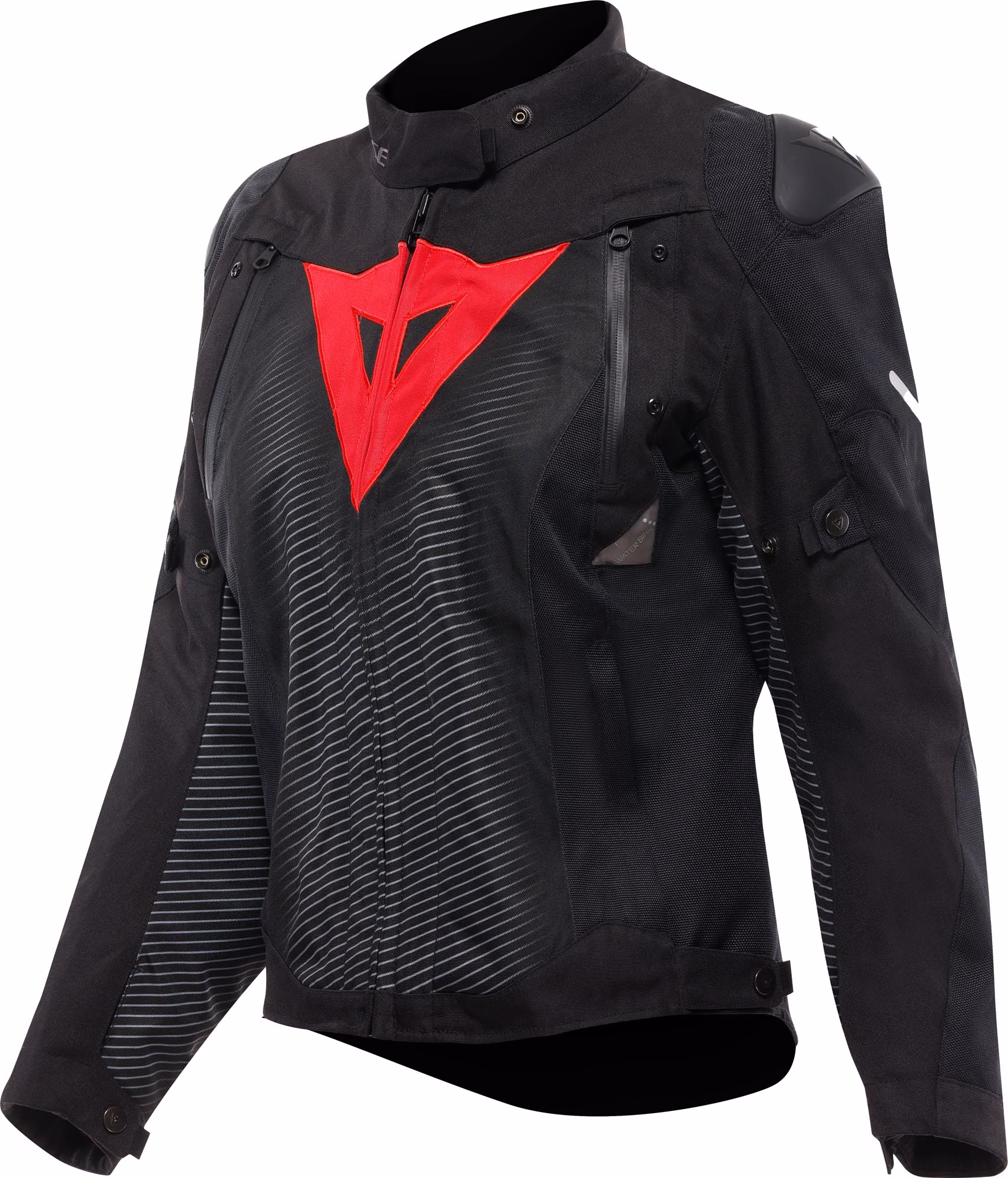 Dainese ž. motoristična jakna SUPER SPRINT D-Dry Črna/Črna/Rdeča 44
