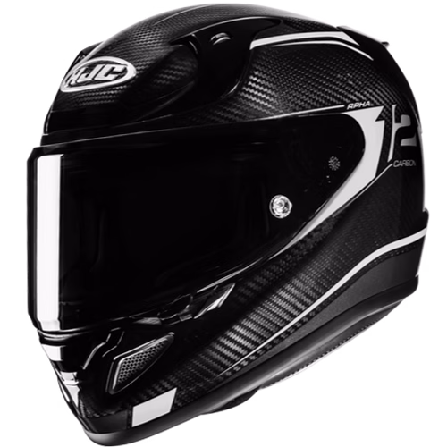 HJC integralna motoristična čelada RPHA 12 CARBON KERES MC5 Carbon/Bela S