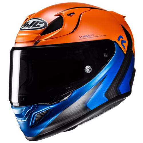HJC integralna motoristična čelada RPHA 12 KOS MC27SF Modra/Oranžna/Črna S
