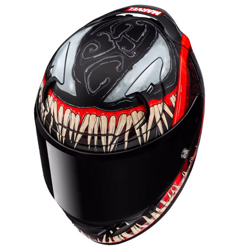 HJC integralna motoristična čelada RPHA 12 MAX VENOM 3 MARVEL MC1SF Črna/Rdeča/Beige 2XL