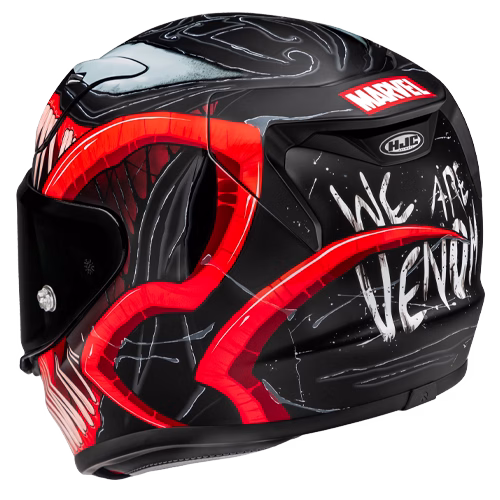 HJC integralna motoristična čelada RPHA 12 MAX VENOM 3 MARVEL MC1SF Črna/Rdeča/Beige XS