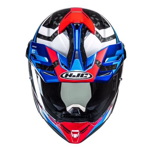 HJC integralna motoristična čelada RPHA 60 DAKAR MC21 Črna/Bela/Modra/Rdeča 2XL