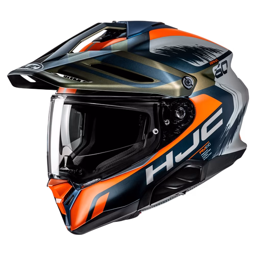 HJC integralna motoristična čelada RPHA 60 QUID MC47SF Modra/Oranžna/Siva 2XL