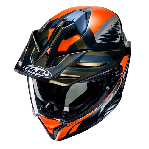 HJC integralna motoristična čelada RPHA 60 QUID MC47SF Modra/Oranžna/Siva 2XL