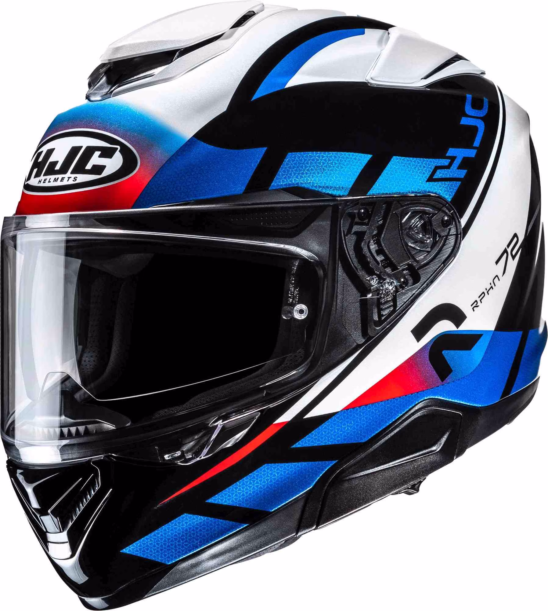 HJC integralna motoristična čelada RPHA 72 VALUE MC21 Črna/Bela/Modra 2XL