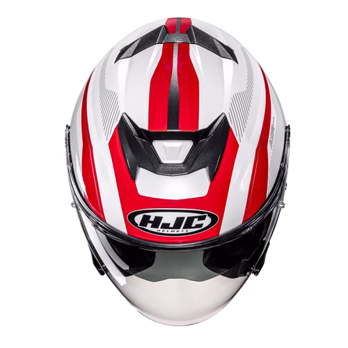 HJC jet motoristična čelada i31 RENO MC21 Bela/Rdeča/Modra 2XL