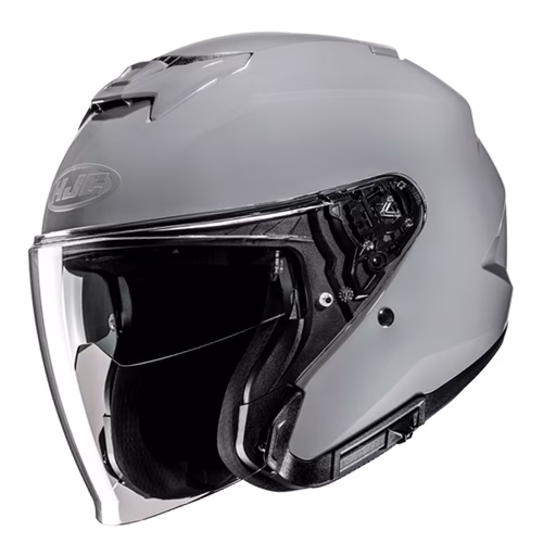 HJC jet motoristična čelada i31 SOLID Siva Mat S