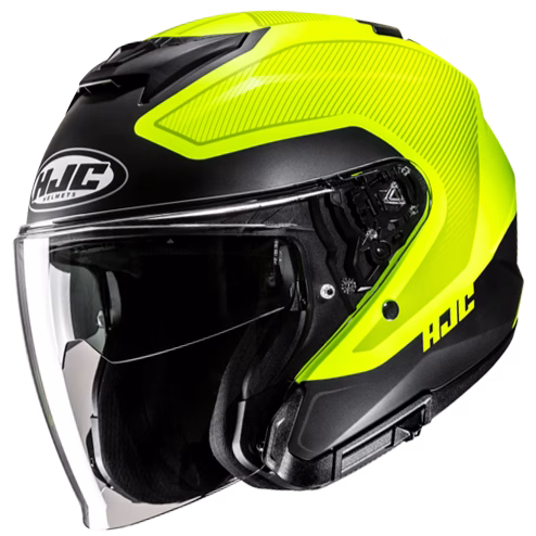 HJC jet motoristična čelada i31 TEVIS MC3HSF Rumena/Črna 2XL